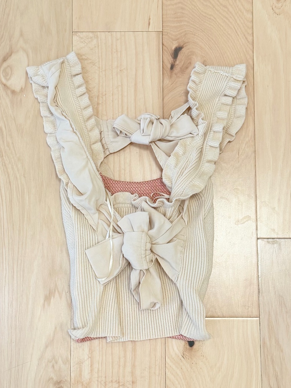 Anthropologie Women’s Bow-Back Sweater Tank - Picture 6 of 7
